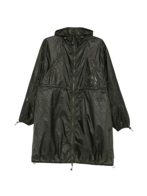 x Cecilie Bahnsen zip-up hooded raincoat