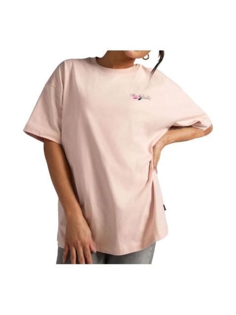 (WMNS) Converse Chuck Taylor High Summer Art OS Tee 'Pink Sage' 10025186-A02