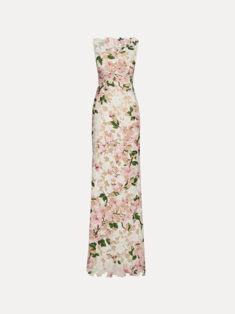CHERRY BLOSSOM GUIPURE GOWN