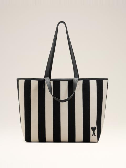 WHITE COTTON AMI DE COEUR SHOPPING BAG