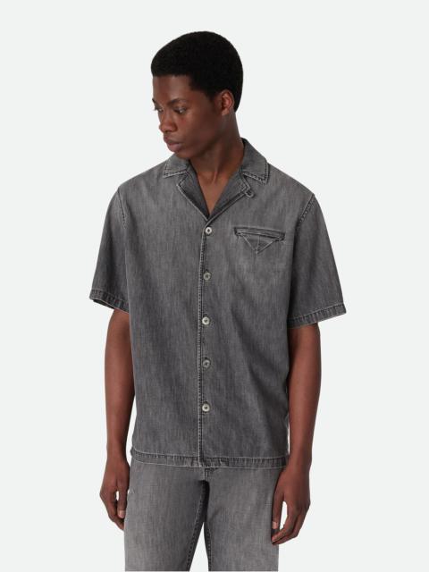 Vintage Black Denim Shirt