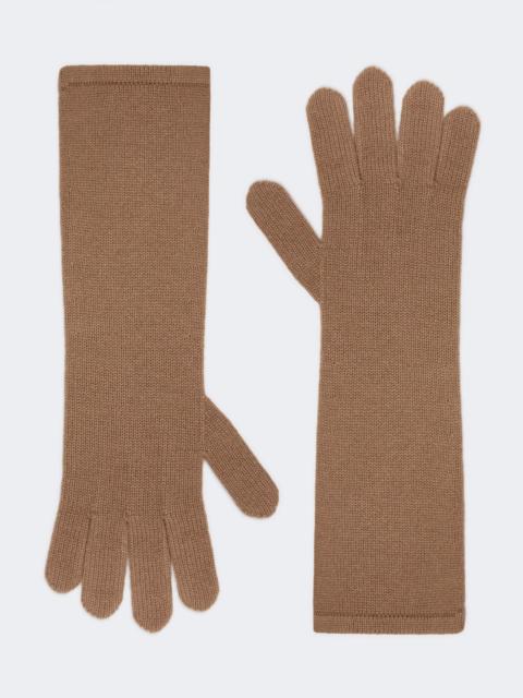 Cashmere gloves - HAZELNUT BROWN