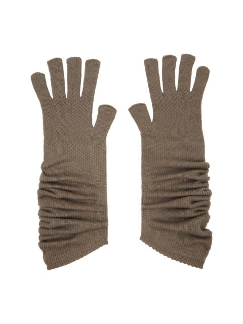 Taupe Cashmere Winter Gear Gloves