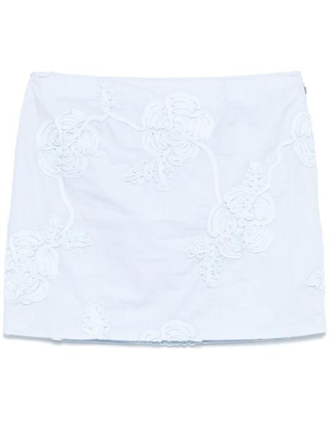 cotton mini skirt