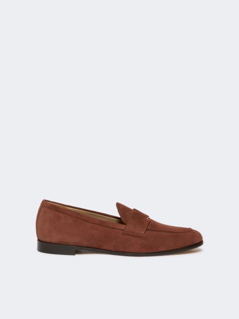 Suede moccasins - BROWN