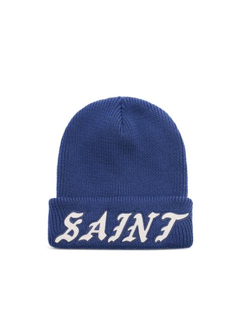 logo-appliqué beanie hat