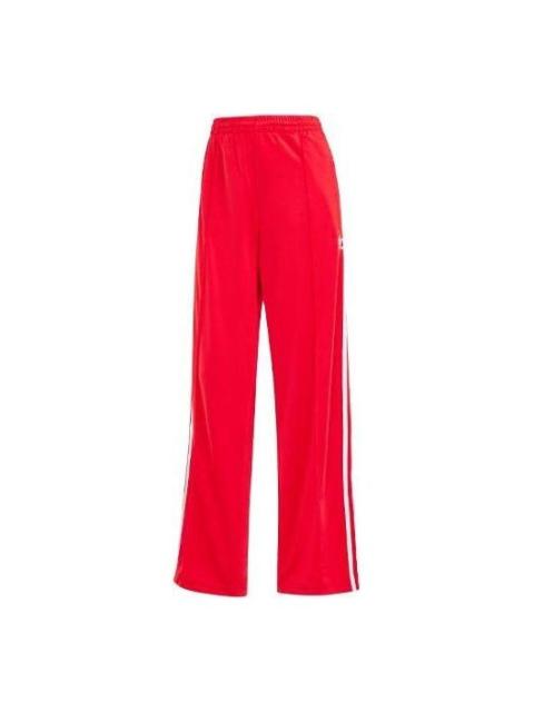 (WMNS) adidas originals Firebird Loose Tracksuit Bottoms Asia Sizing 'Red' IP0632