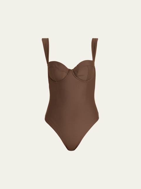 Kyle Bustier One-Piece Swimsuit