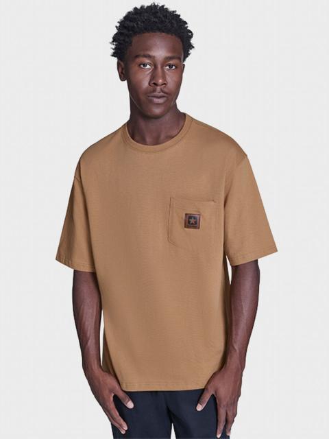 Brushed Cotton Box Patch T-Shirt