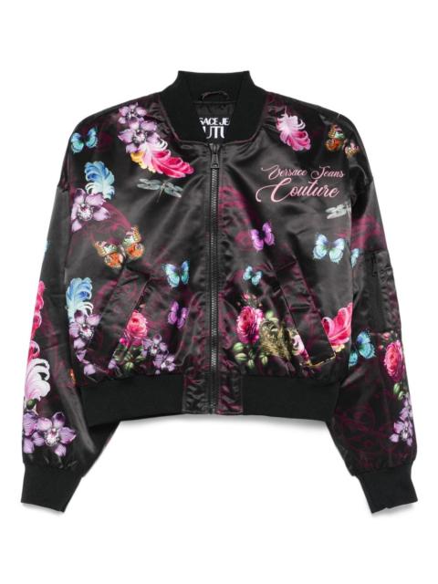 floral bomber jacket