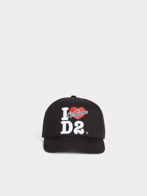 VAQUERA X D2 I LOVE D2 BASEBALL CAP