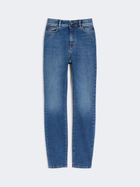 Stretch denim skinny jeans - NAVY