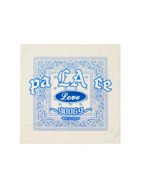 Palace Logo Bandana White