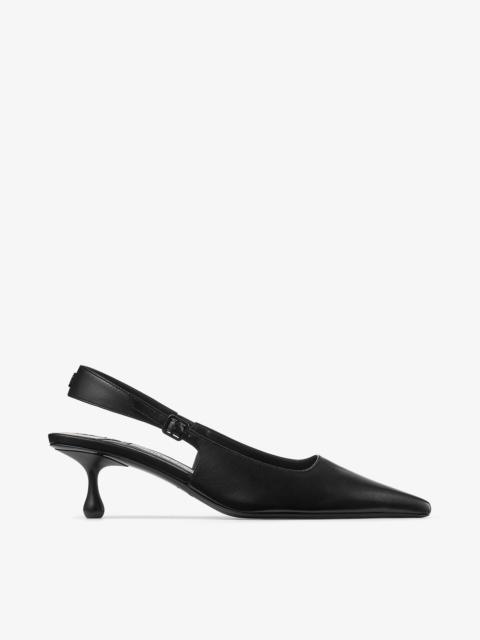 Amel 50
Black Nappa Leather Sling Back Pumps