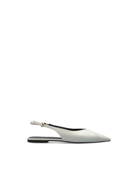 Sfera pointed-toe leather pumps