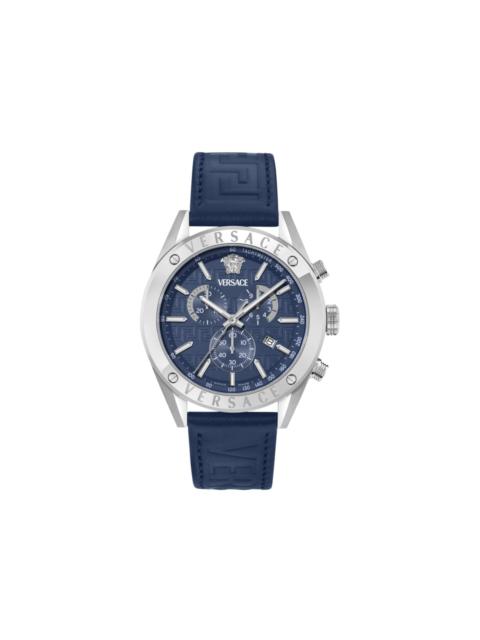 Versace Athletic Chrono Leather Strap VEKJA0125