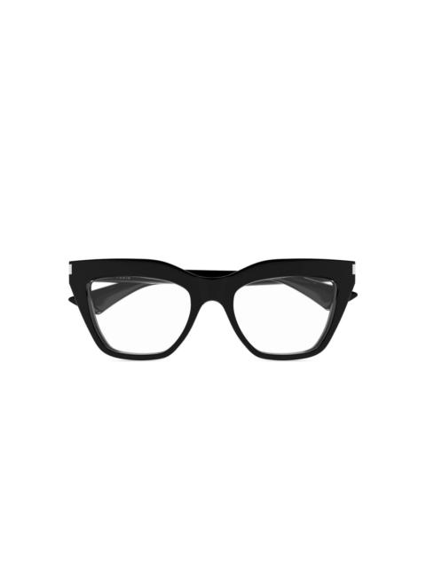 square-frame glasses