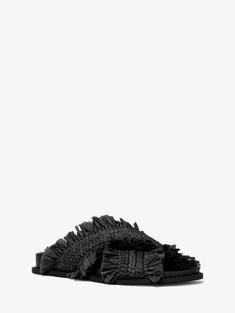 Peyton Fringe Crocheted Sandal