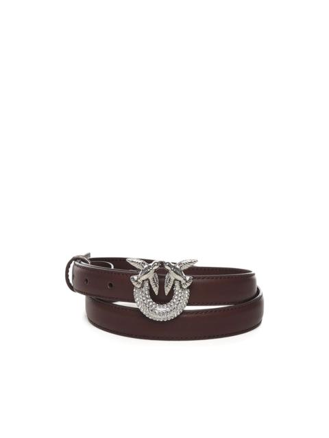 Love Birds buckle-embellished belt
