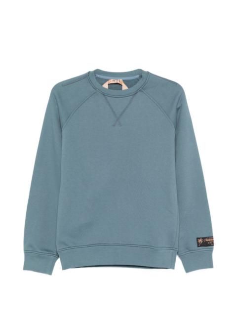 raglan crewneck sweatshirt