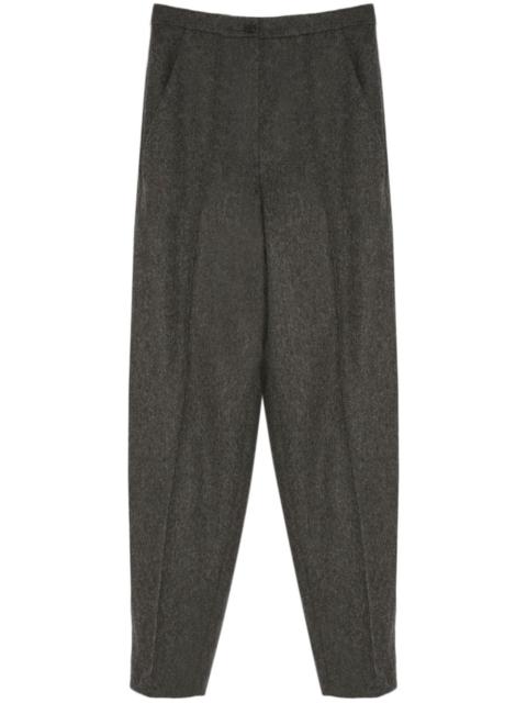 flannel tailored trousers