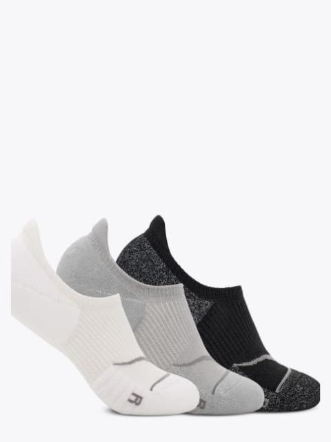 Invisible Sock 3-Pack in Wht/Stellar Grey/Black