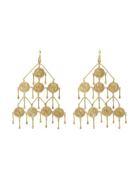 Le Jardin Coin Chandalier Earrings