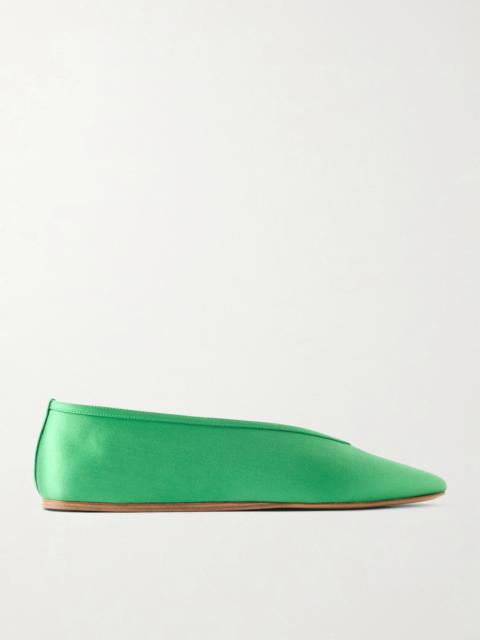 Luna Satin Ballet Flats