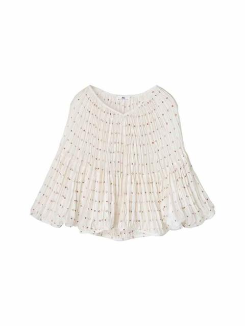 PETALI BLOUSE (SILK) BROWN