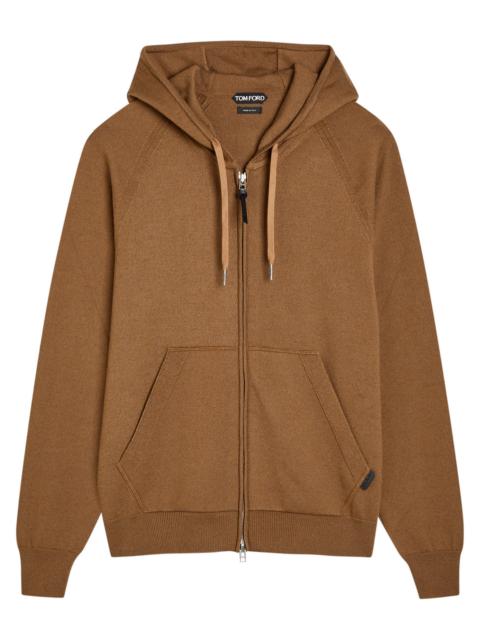 Tom Ford Hooded Cashmere and Wool-blend Jumper
