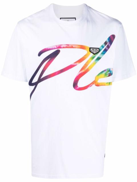 multicolour signature logo T-shirt