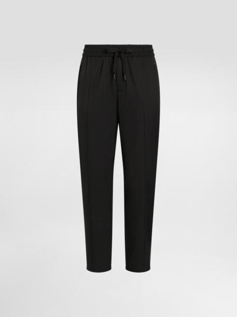 Light nylon jogging pants