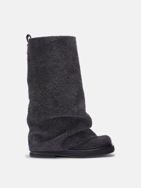 "ROBIN'' BLACK MELANGE COMBAT BOOT