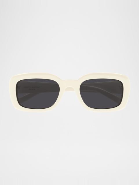 Recycled Acetate Rectangular Sunglasses