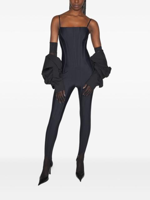 corset-detail jumpsuit