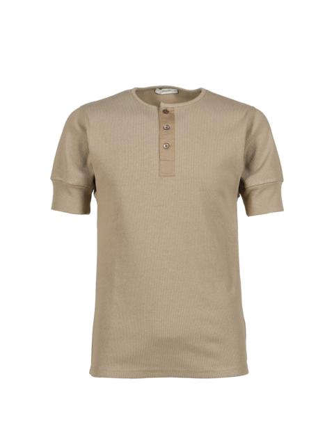 RIB HENLEY TOP / SAGE