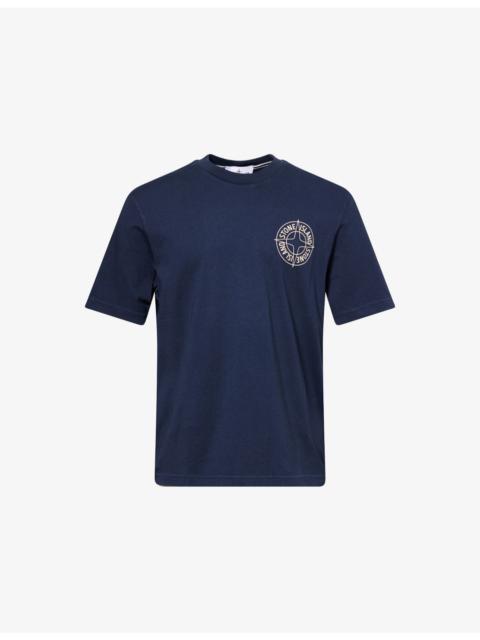 Compass Crewneck Cotton-Jersey T-Shirt