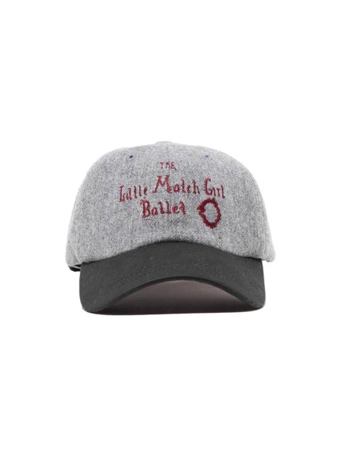 LITTLE MATCH GIRL 6-PANEL HAT (GRAY/BLACK)