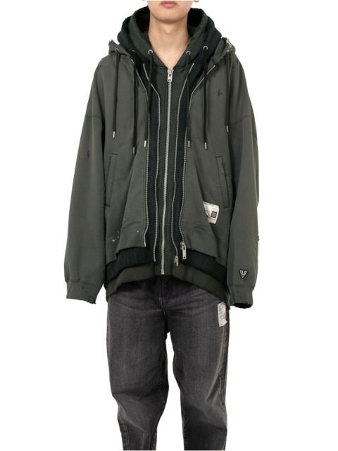Triple Layered Zip-up Hoodie