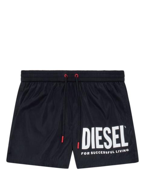logo-print swim shorts
