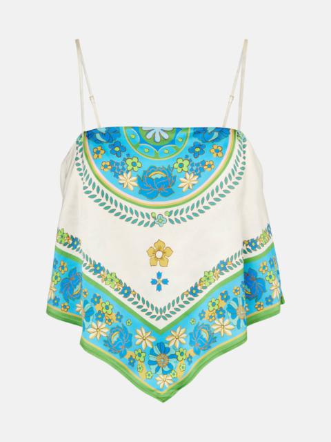 Vivianna printed top