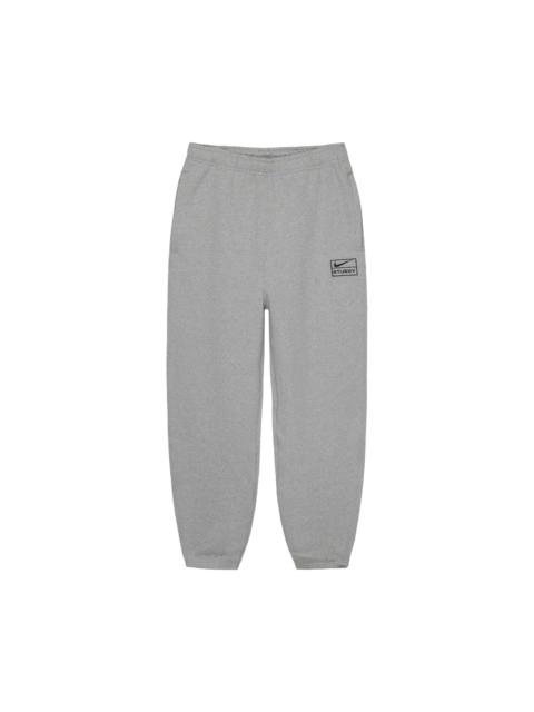 Stussy x Nike Fleece Pant 'Dark Grey Heather'