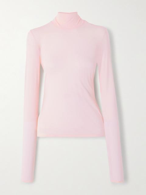 Jersey Turtleneck Top