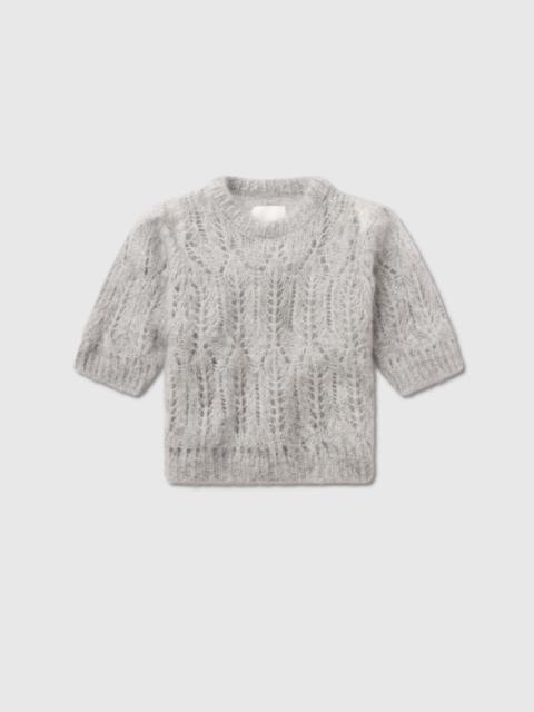 Odette Puff Sleeve Sweater
In Heather Grey