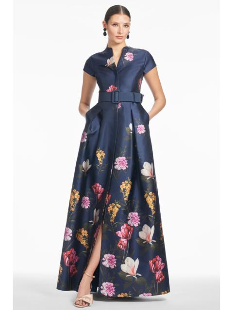 MARTA GOWN - DARK MIDNIGHT GARDEN