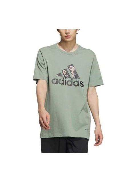 adidas China BOS T-Shirts 'Olive Green' IP3967
