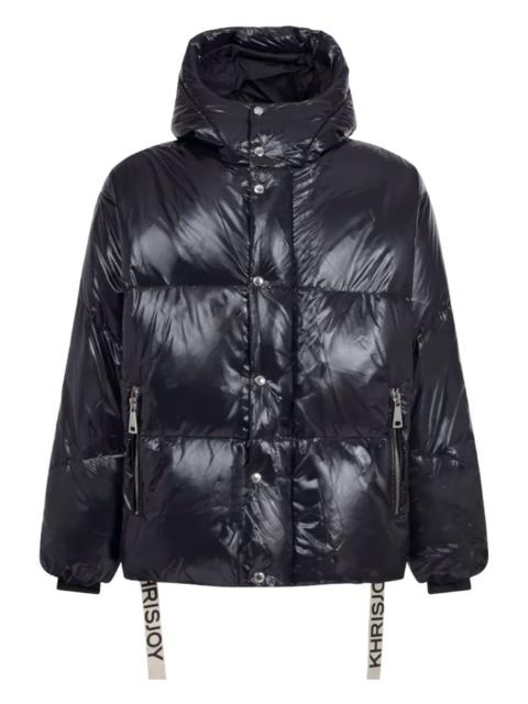 hooded padded coat