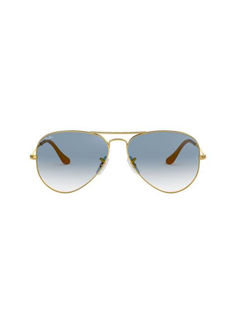 aviator-frame sunglasses