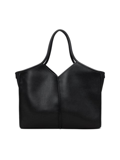 Black Calella Squared Medium Grainy Tote