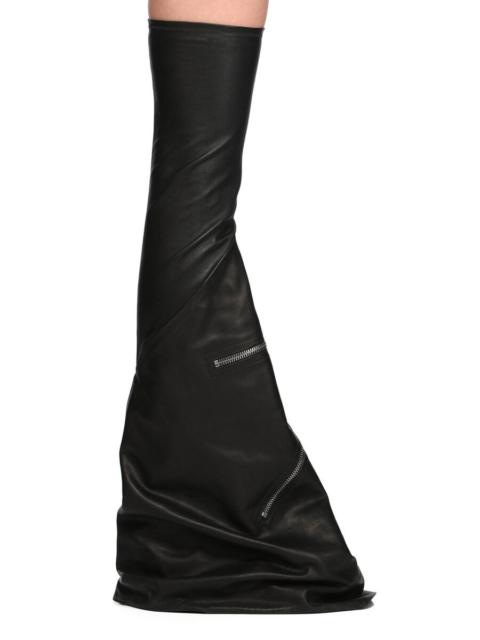 Cargo Fetish Sneaks calf leather knee-high boots